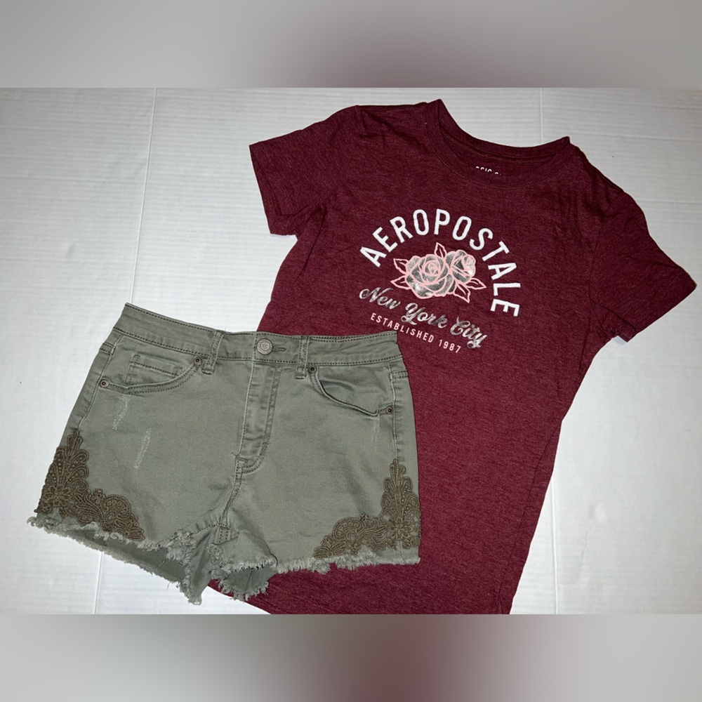 Aeropostale Highwaisted Shortie Outfit
